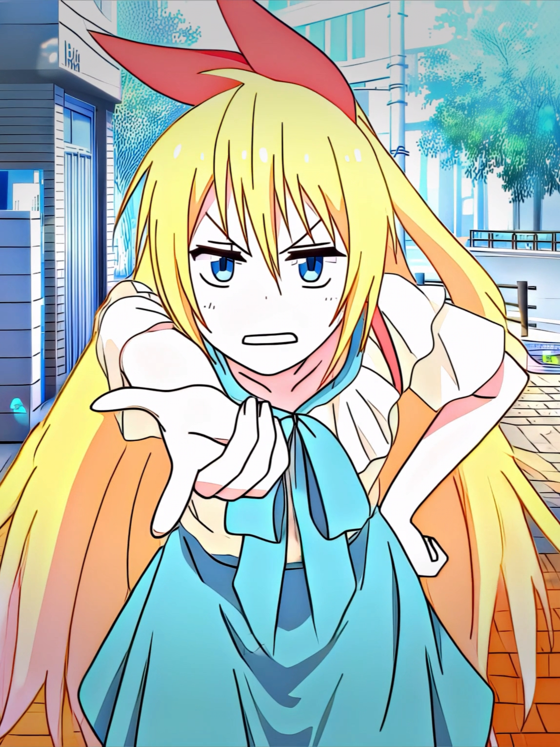 chitoge ♥️ #chitogekirisaki #nisekoi #アニメ #anime #hoshisq