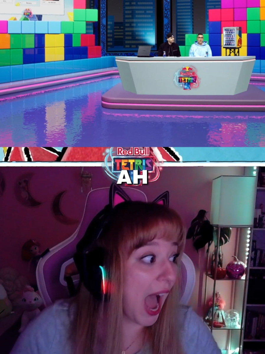 ayer participé en un torneo de Tetris de @Red Bull España y quedé 3a!! 🏆 me hizo la ilusión de mi vida gente porque amo el tetris 😭🩷✨️🥉🤸🏼‍♀️  #redbulltetris #tetris #twitchclips #veriblondie #reaction 