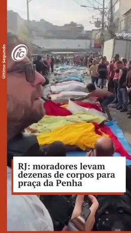 Após a megaoperação contra o núcleo do Comando Vermelho (CV) no Complexo da Penha e no Complexo do Alemão, no Rio de Janeiro, que deixou ao menos 64 mortos e 81 presos na terça-feira (28), moradores e ativistas das comunidades relatam que continuam encontrando corpos nas áreas de mata. Nas redes sociais, o ativista Raull Santiago descreveu uma cena que chamou de “surreal e muito triste” . 🔗 Veja as notícias do Portal iG e acesse o Canal do Whatsapp no Link da Bio 📲 📹 Reprodução / @medusasinser #PortaliG #Penha #megaoperação #CV