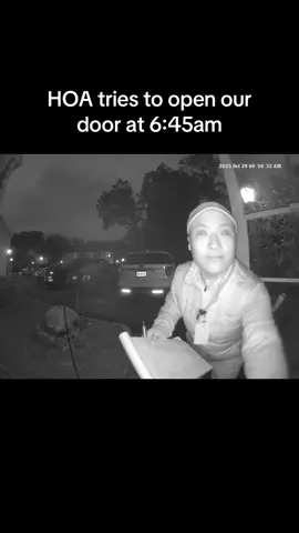 I leave just enough time to get to the train, so even I were home, NO #hoa #doorbell #hoapresident #condo #karen 