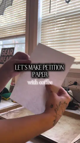 let’s make petition paper using coffee! —  Prayer, Petition, & Name Papers in witchcraft, a petition is a magical 