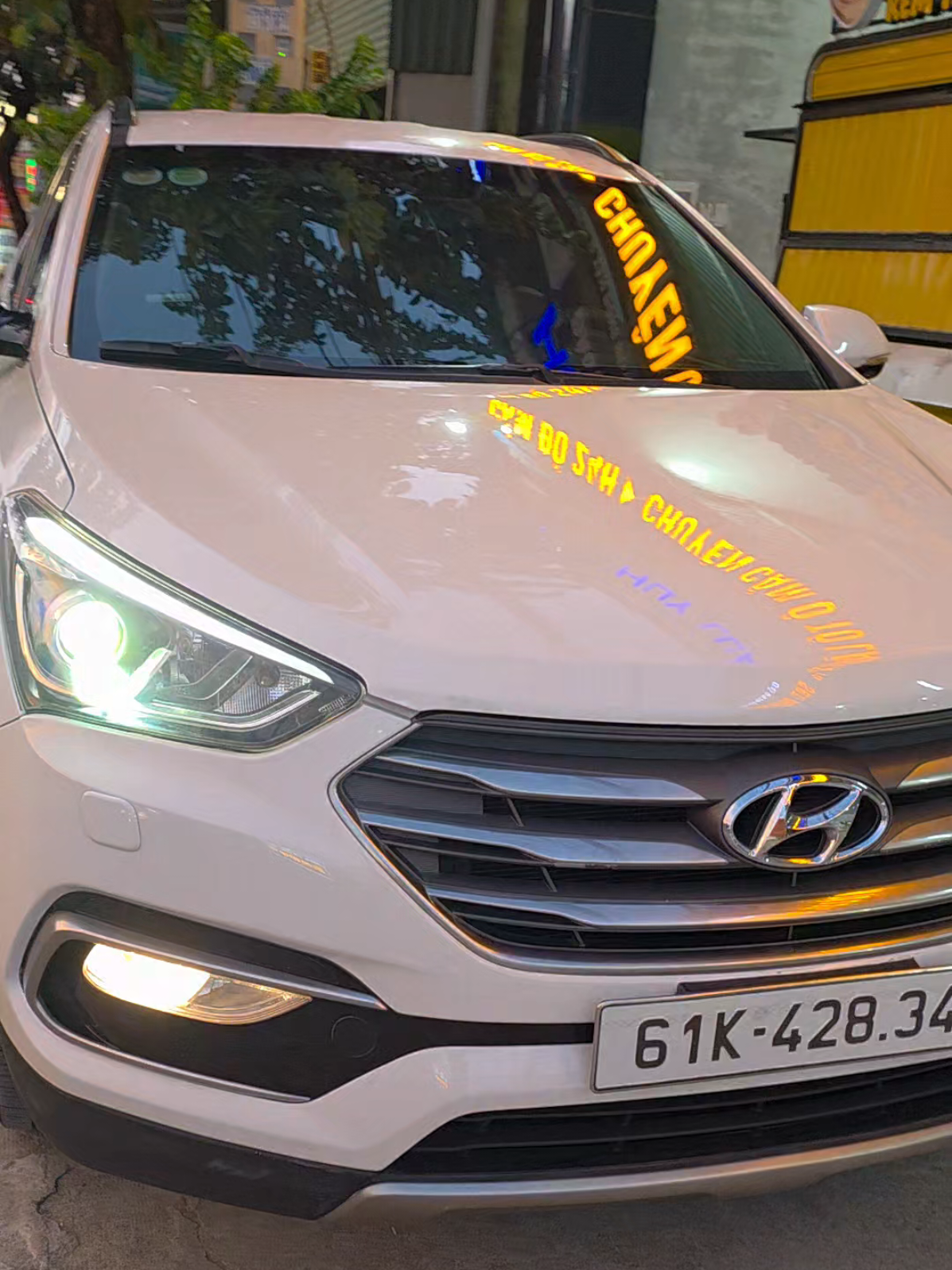 santaFe 2016 xăng tiêu chuẩn 46x #otohuyluanbinhduong #huyluanauto #otohuyluan 