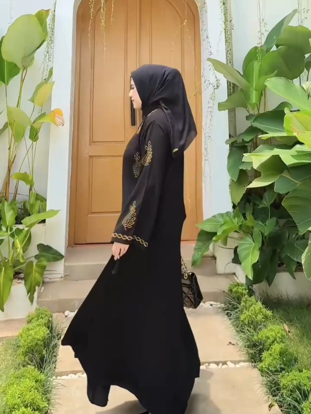 Gamis Abaya Turkey Jetblack Terbaru #fyp 