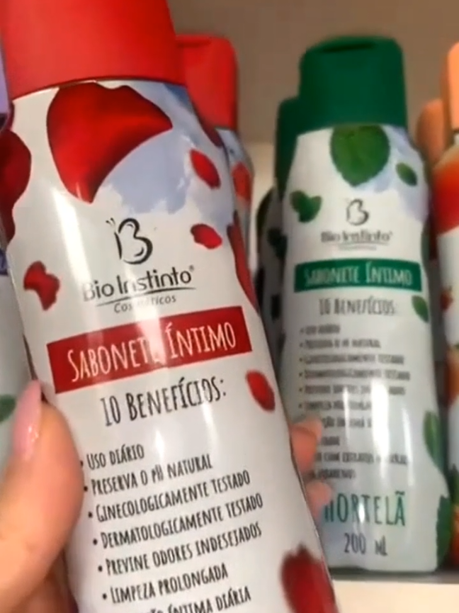 Sabonete líquido íntimo Bio Instinto com 10 benefícios extratos naturais com 12 unidades ✨✨ ✨✨ você encontra esse sabonete líquido na shoppe  Pesquise Pelo 🆔 do Produto 👇  BGM-LLS-UDY #sabonete #autocuidadofeminino #esfoliantecorporal #banheiro #viral 