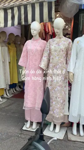 Áo dài xuân 2026 #choninhhiep #gomhangninhhiep #chodaumoi #hangmoininhhiep 