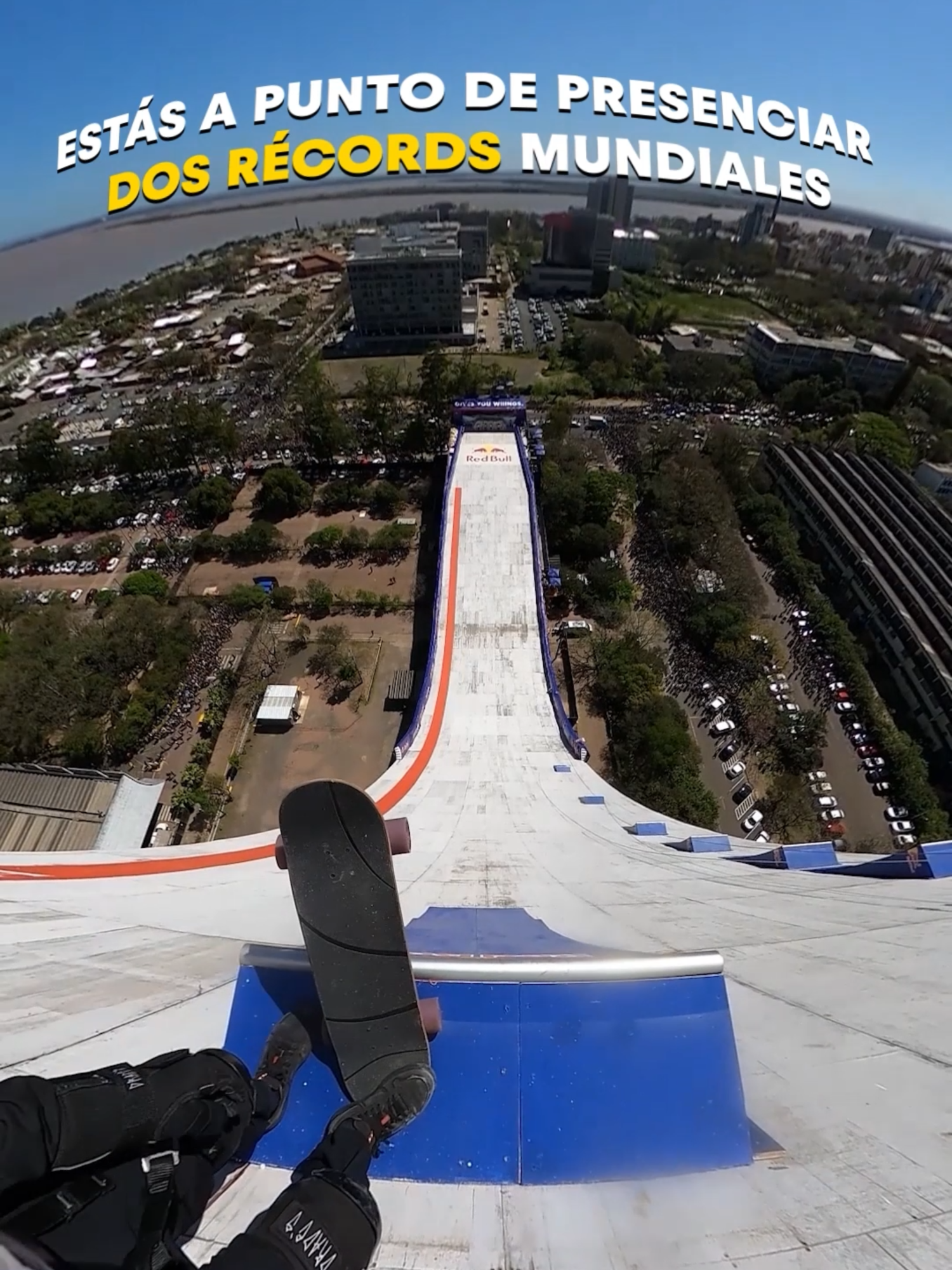 Los nuevos límites que @diassandro estableció para el skateboarding 👏 #RedBull #TeDaAaalas