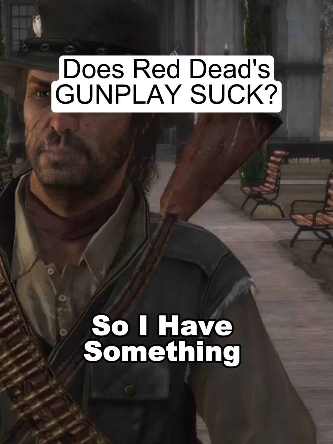 DOES RED DEAD'S GUNPLAY SUCK? #rockstar #fakeviolence #reddeadredemption #johnmarston