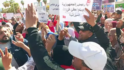 🔴من أمام مجلس نواب الشعب ... تشتعل تحترق و الحكومة من ورق ‼️‼️