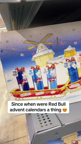 So cool 😍 #adventcalendar #redbull #christmas #walmartfinds 