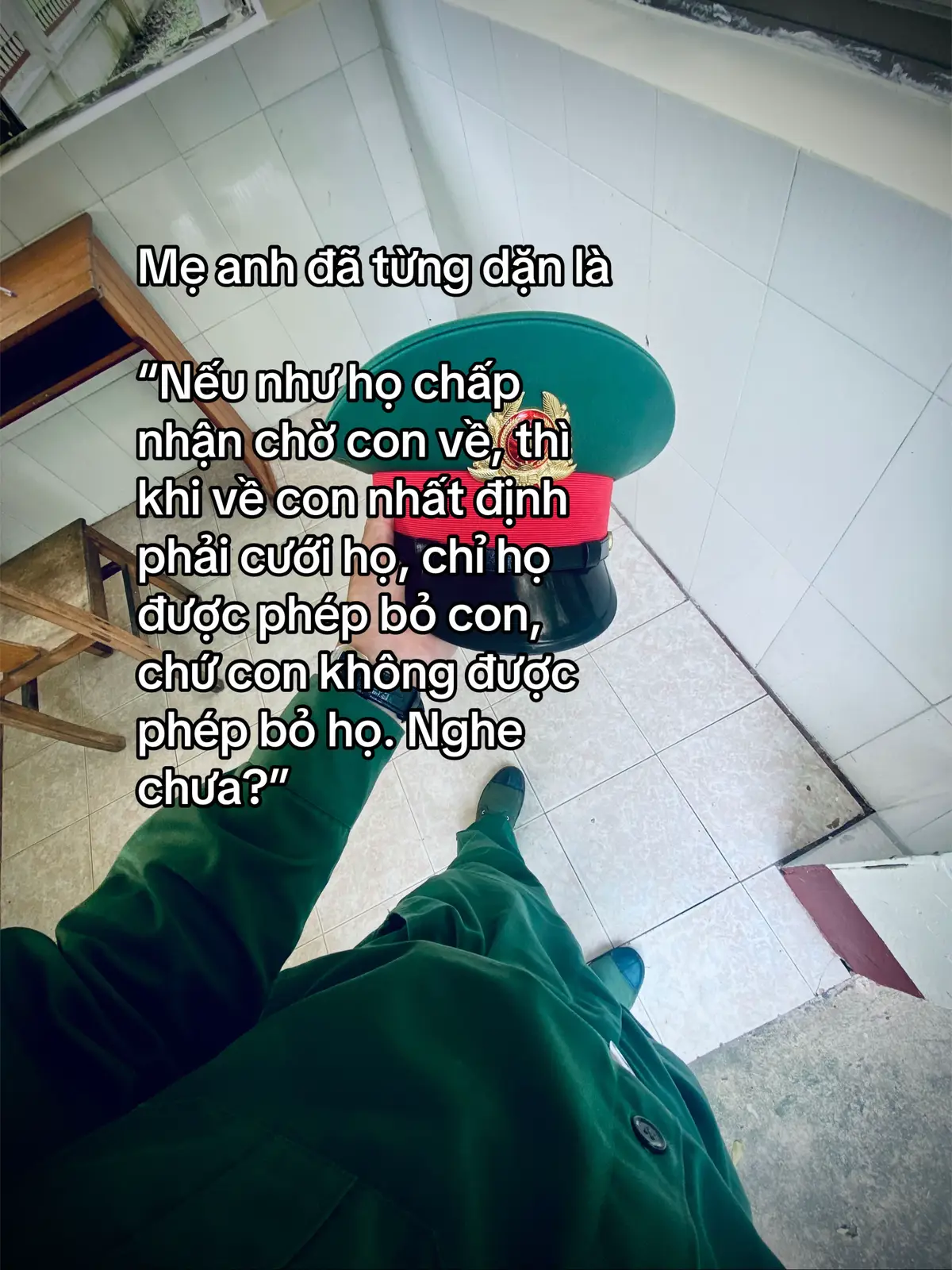 Chỉ có người thật sự yêu bạn, mới chờ bạn về, còn người không yêu thì làm gì đủ kiên nhẫn…#hauphuongvungchac #qdndvn #xuhuong #chubodoi 