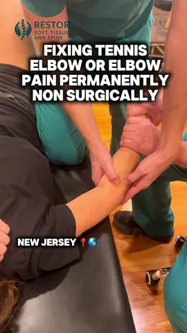 🎾 Do you suffer from tennis elbow or chronic elbow pain? Have you tried everything — stretching, acupuncture, exercises, icing, even injections — but nothing seems to last? 😩 That’s because none of those get rid of the root cause of tennis elbow… ADHESION! 🧠🔥 Adhesion is the most common cause of chronic pain we see in our office, yet 9 out of 10 of our patients have never heard of it before. 🤯 Tennis elbow happens when adhesion glues down the radial nerve on the outside of the elbow 💪. When that nerve gets stuck, the muscles and tissues around it stop working properly — leading to pain, weakness, and tightness. ⚡️ Here’s how we remove that adhesion permanently so you can finally get real, lasting relief 🙌 👇 Comment “PAIN” if you’re ready to fix it for good. #tenniselbow #elbowpain #elbowpainrelief #restoresofttissue 