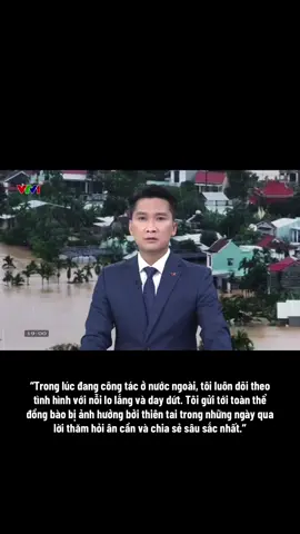 Ở tận nước Anh xa xôi, Tổng Bí thư Tô Lâm luôn quan tâm tới tình hình mưa lũ trong nước..