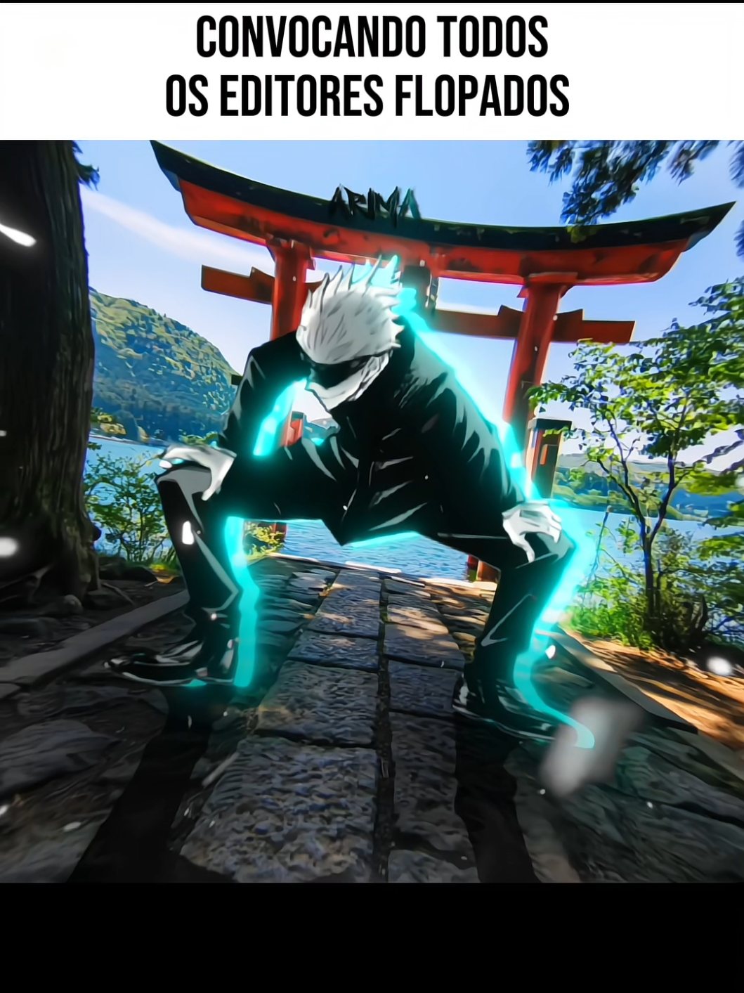 hj galera to convocando todos os editores que edita muito mais é flopados  #gojo #edit #jujutsukaisen #edit #manga 