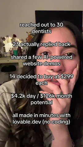 not bad, crazy what you can do with loveable.dev #fyp #aiwebsites #nocode #loveable #doneforyou 