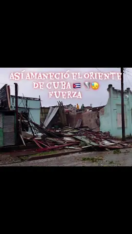 Fuerza a todo el oriente de mi país 🇨🇺🙏. Es triste ver que lo poco que tienen quede haci 😭😭😓#paratiiiiiiiiiiiiiiiiiiiiiiiiiiiiiii #huracan #melissa 