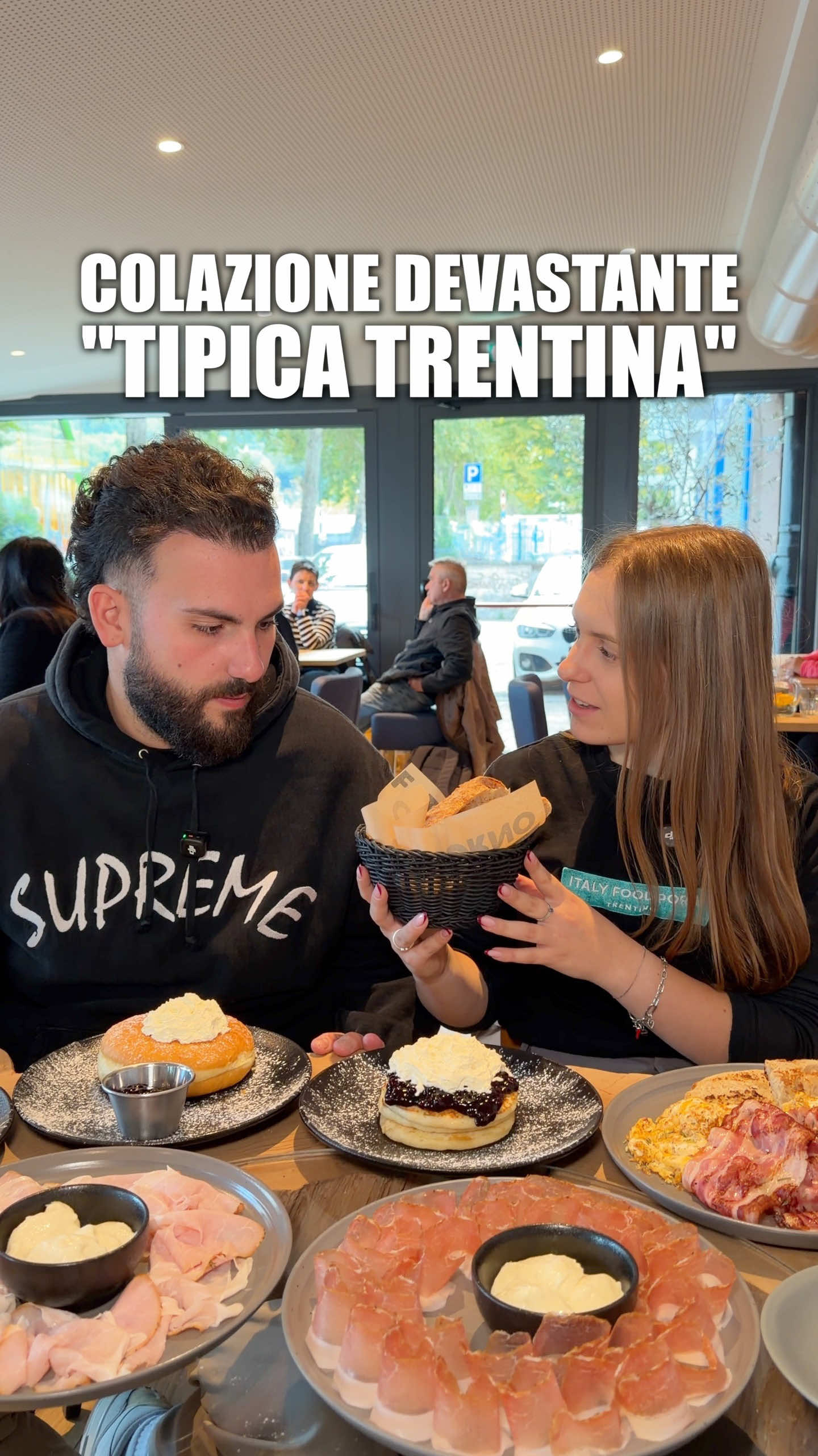 COLAZIONE TIPICA TRENTINA 😋 Ci troviamo da @lototrento1997 dove farai una colazione tra dolce e salato da campioni con @ifptrentino  Adv #dovemangiare #trentinoaltoadige 