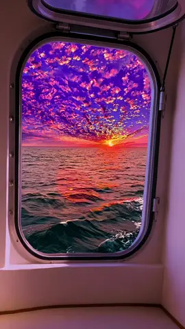 Sunset and ocean，I like both of them✨ #sunset #fyp 