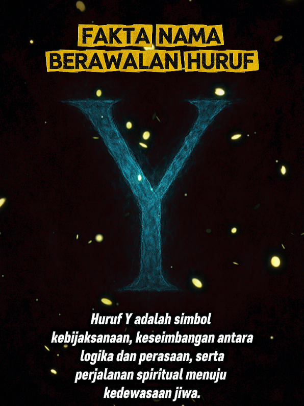 fakta energi dan spiritual nama berawalan huruf Y #namaunik #hurufunik #faktanama #inisialhuruf #Y