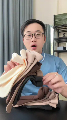 Combo 5 đôi tất nhiều màu lót lông ấm áp