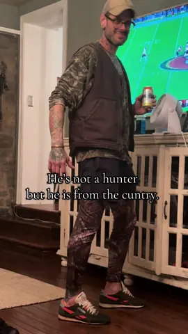 He really believed in this fit. 