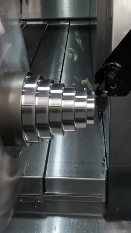 Satisfying lathe process #cnc #machine #lathe #fyp 