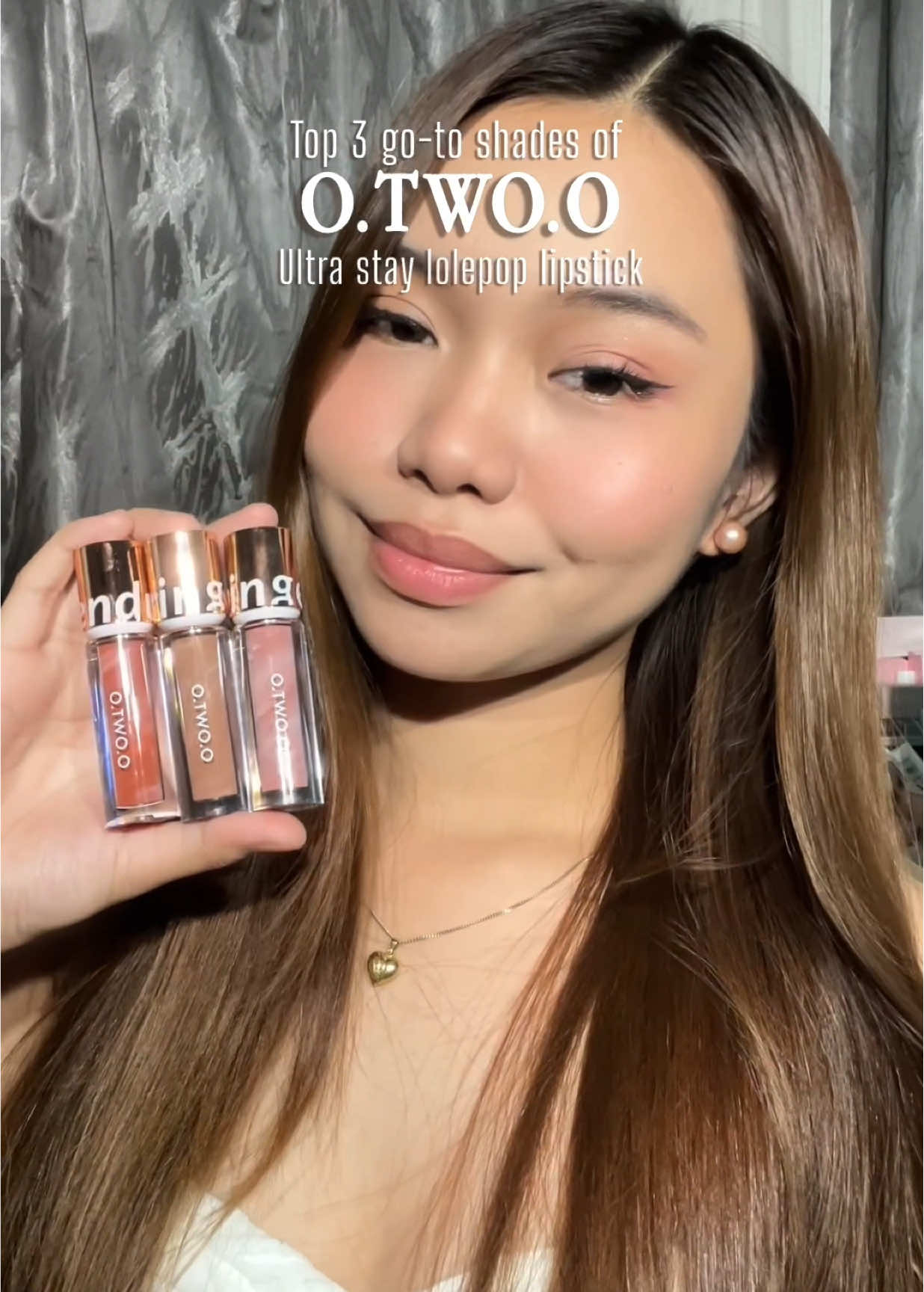 I’m inlove with these shades😮‍💨💗 @O.TWO.O Beauty #otwooid #otwoo #otwoophbeauty #otwoolipstick 