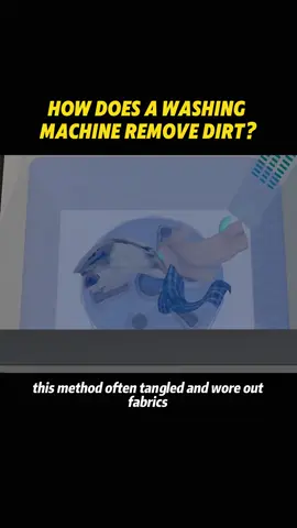 How does a washing machine clean clothes?#Science #LearnOnTikTok #viral #foryou #fyp 