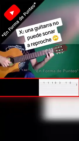 Nunca es suficiente en punteo! Seguime para más canción en guitarra! #punteo #guitarra #tutoriales #tabs #requinto 