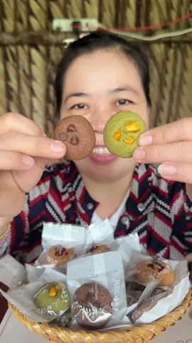 Bánh hạnh nhân nguyên cám mix 3vị cho mình luôn nè #xuhuong #thuymai669 #ancungtiktok 