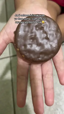 Jadi bukan makan nya yg mengeci tapi kita yg membesar 🤣