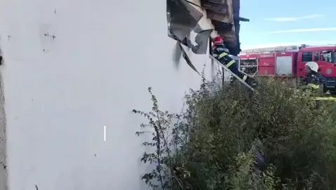 Incendiu la o hală de cereale #presasm #știri #SatuMare #szatmárnémeti #hirek #presasatumare #stiri #pompieri #incendiu