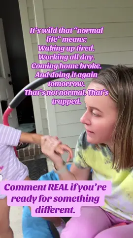 This isn’t normal it’s survival. Comment REAL if you’re ready to change that. #nurses#sahm #digitalmarketingforbeginners #affiliatemarketingforbeginners #digitalmarketing 