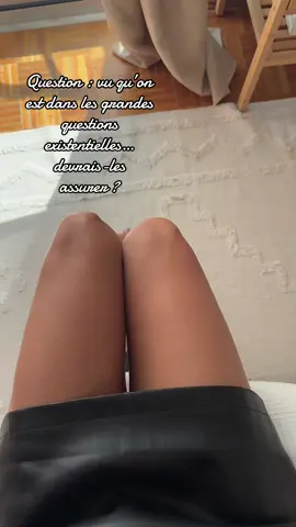 Parce qu’il n’y a pas meilleure question que celle-ci  #elegance #woman #elegantlady #heels #humour 