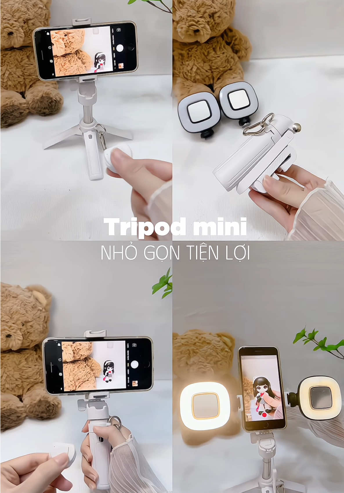 Mấy bà đi cf hay du lịch cần chụp ảnh thì thử em tripod mini này đi.. tiện lắm#tripod #tripodmini #xh #viral #chupanh 