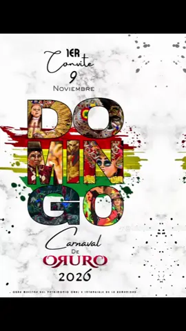 ¿Nos vemos en el Primer Convite? #carnavaldeoruro2026🇧🇴❤️ #comparte #culturaboliviana🇧🇴🇧🇴🇧🇴 #culturaboliviana❤💛💚 
