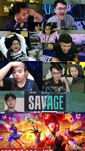 Reaksi streamer erlan savage, evos vs dewa game 1 #MLBB9TH #MLBB #mlbbcreatorbase #evos #reaksistreamererlansavage 