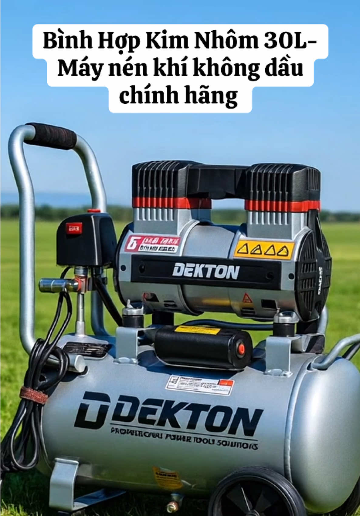 Bình Hợp Kim Nhôm 30L-Máy nén khí không dầu chính hãng #duahopkim #maynenkhi #viral #xuhuong #thinhhanh 