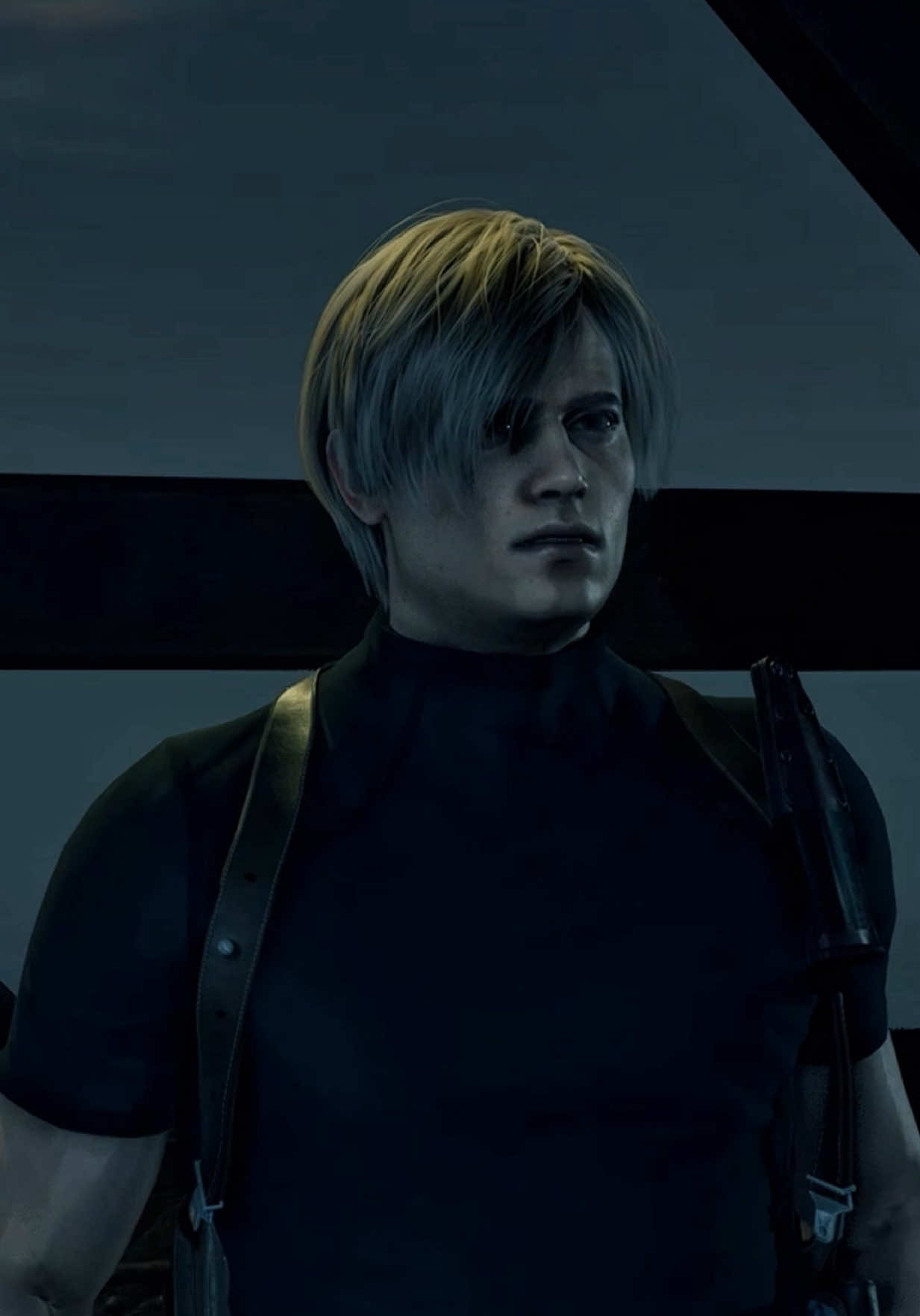 She’s so lucky  Scp: @LeonsTreat ~ Anni  #leonkennedy #ashleygraham #leshley #ashleon #residentevil4remake 