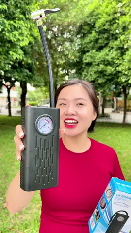 Bơm Lốp Ô Tô Xe Máy Xe Đạp, tích hợp sạc pin tiện lợi. #bomtichdien #bomlopoto #bomlopxe #xuhuong #bongbuongbinh
