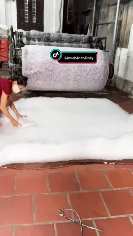 Quy trình làm ra chăn đại hàn#thumoicong #chandaihan #chanlongtho #chanlongthocaocap #chanyuki 