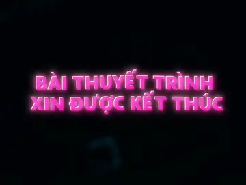 [ Outro thuyết trình 