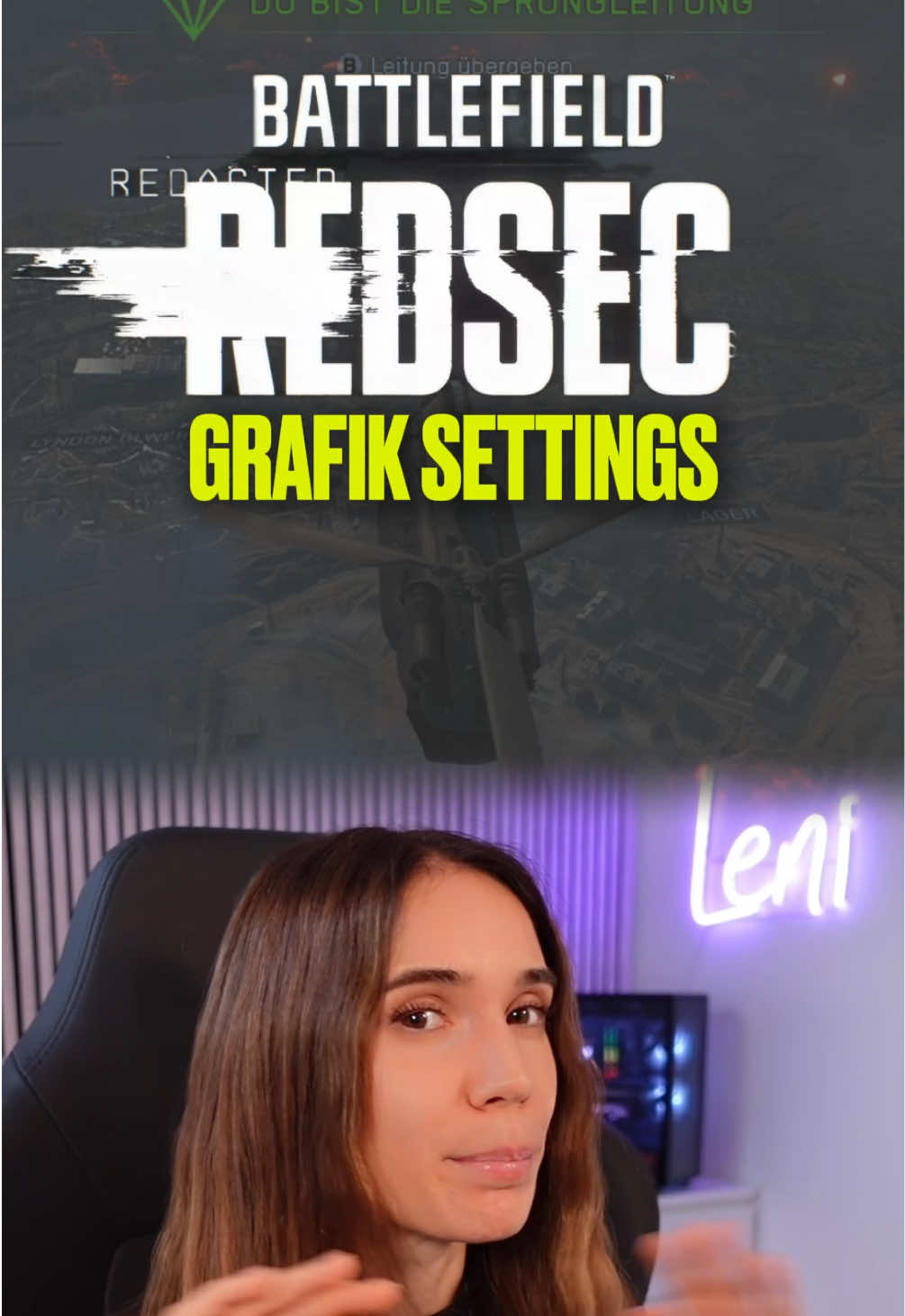 Wichtige Grafik Einstellungen für Battlefield 6 REDSEC 🚨 Twitch: Lenimaria #Battlefield6 #Battlefield #Gaming #Games #reels 