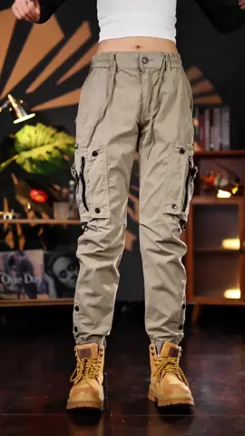 #cool #newtrend #pants #menstyle Multi-pocket outdoor casual pants are so cool!#handsome 