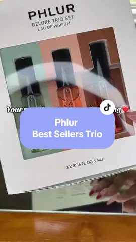 Testing scents before committing just makes sense 👏 The Phlur Deluxe Trio gives you three vibes in one. Clean, woody, and a little creamy. Father Figure ended up being my favorite from this set — it’s the one that feels like me. #phlurfragrance #FragranceTok #tiktokshopfinds @Phlur Fragrances 