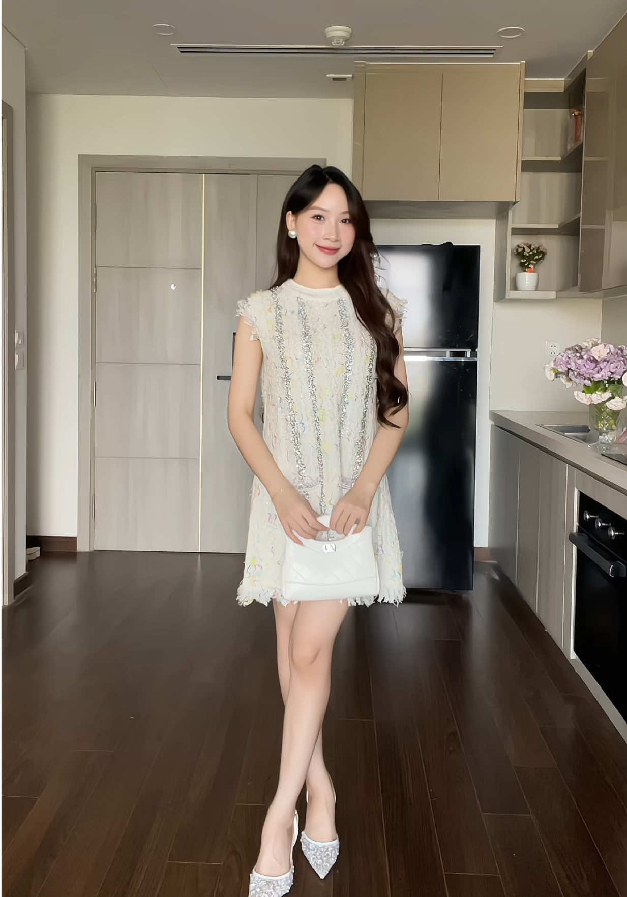 Sang xinh tiểu thư ghê í #vayxinh #vaytieuthu #vaylen #xuhuong #viralvideo 