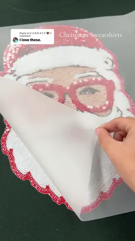 Replying to @C A N D A C E 🤎 they just keep getting better! The faux sequin Santa is soooo cute!!! #santa #santaclaus #merrychristmas #christmas 