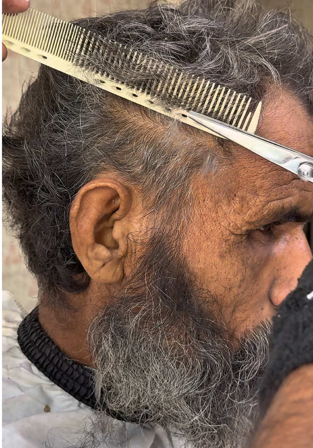 Homeless to Old Man | Incredible Transformation #fyp #viralvideos #asmrsounds #asmr #hair 