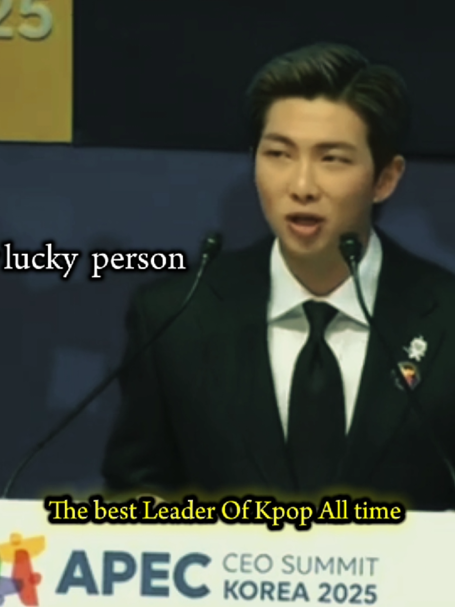 He is lucky We are Lucky #rm #bts 