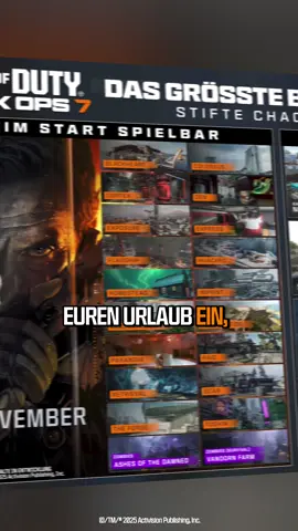 Das alles erwartet euch in der ersten Season von Black Ops 7! 😁 #CallOfDuty #BlackOps7