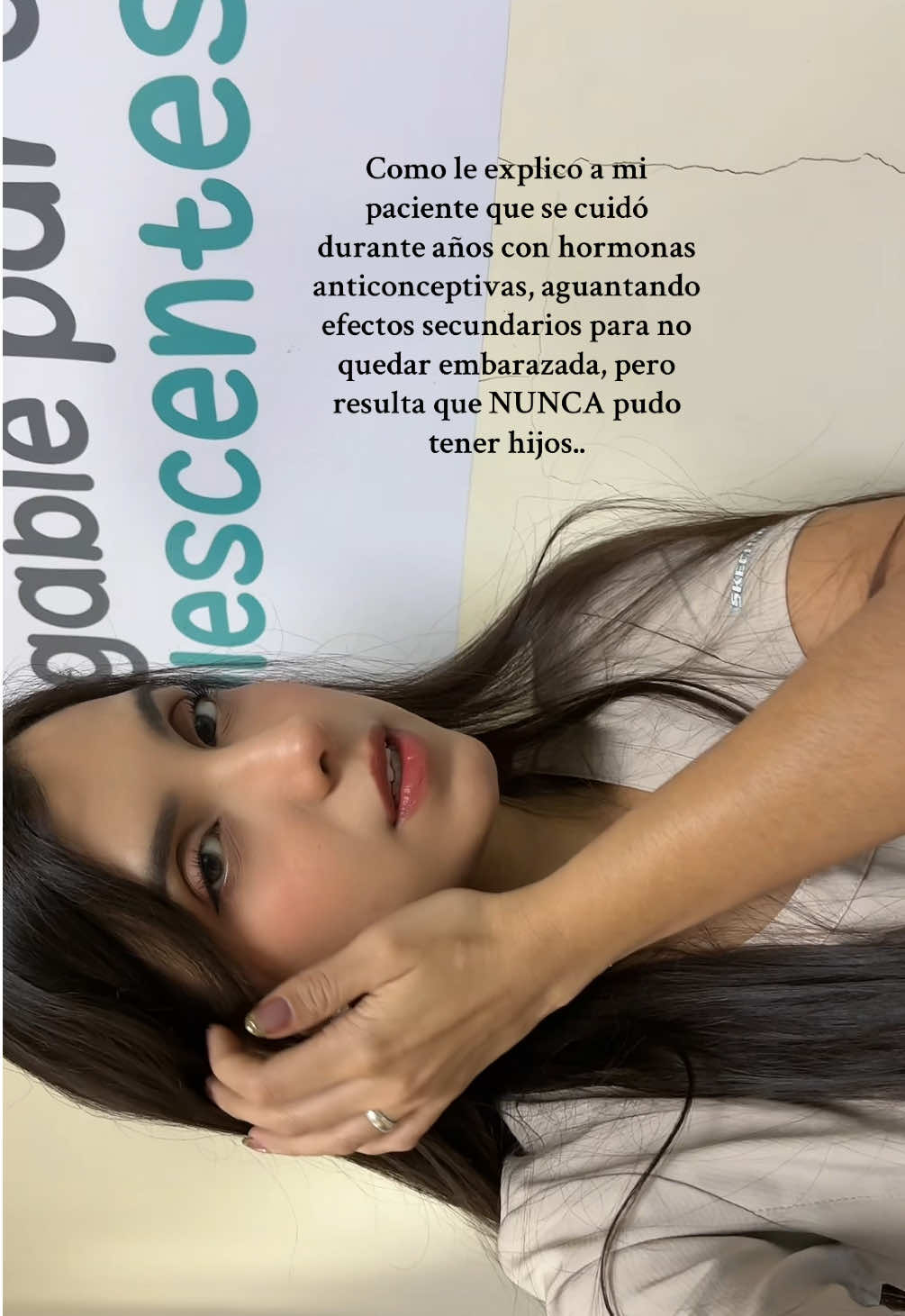 Ese si es un escenario duro para ella.. #anticonceptivos #infertilidad #ginecologia 